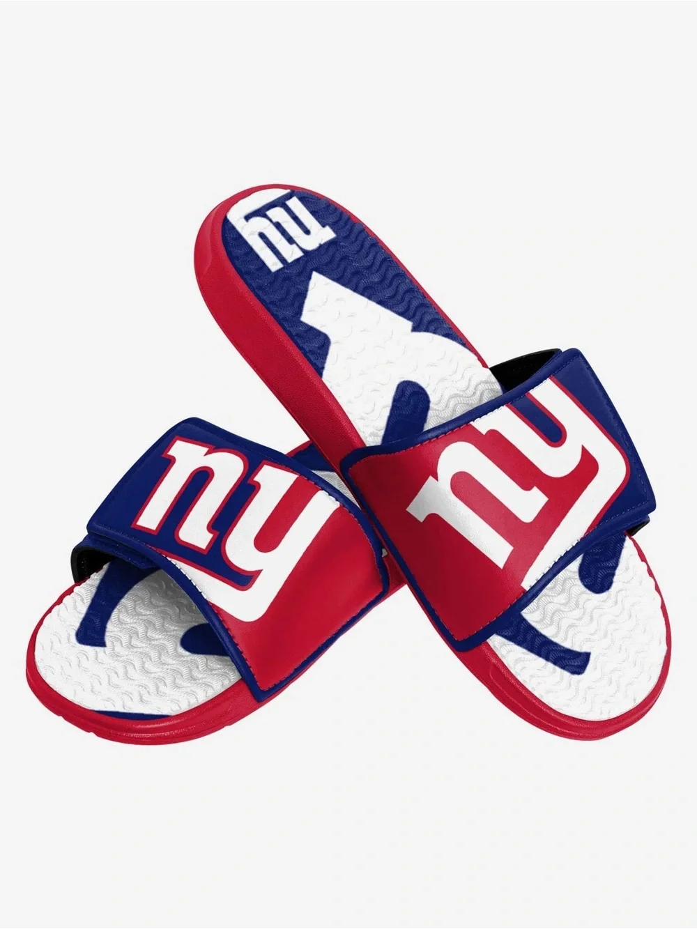 New York Giants Slide Sandals in Blue & Red